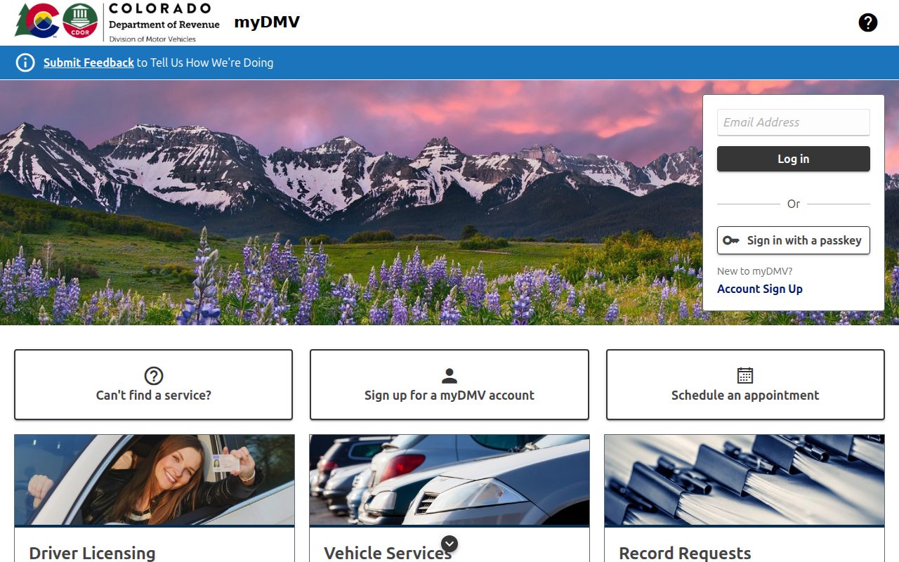 Kiowa County traffic court records and Colorado myDMV driver record portal